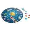 Flat River Group Hape Solar System Puzzle - 102 Pieces - Illuminated Round Educational Toy* Puzzles