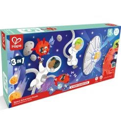 Flat River Group Hape Space Adventure 3-Pack Jigsaw Puzzles – 48 pc Each* Puzzles