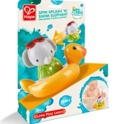 Flat River Group Hape Spin Splash 'n' Swim Elephant – Color-Changing Bath Toy* Bath Toys