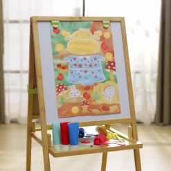 Flat River Group Hape Sponge Painting Fun 24pc Art Set with Stencils and Rollers* Drawing, Color & Painting