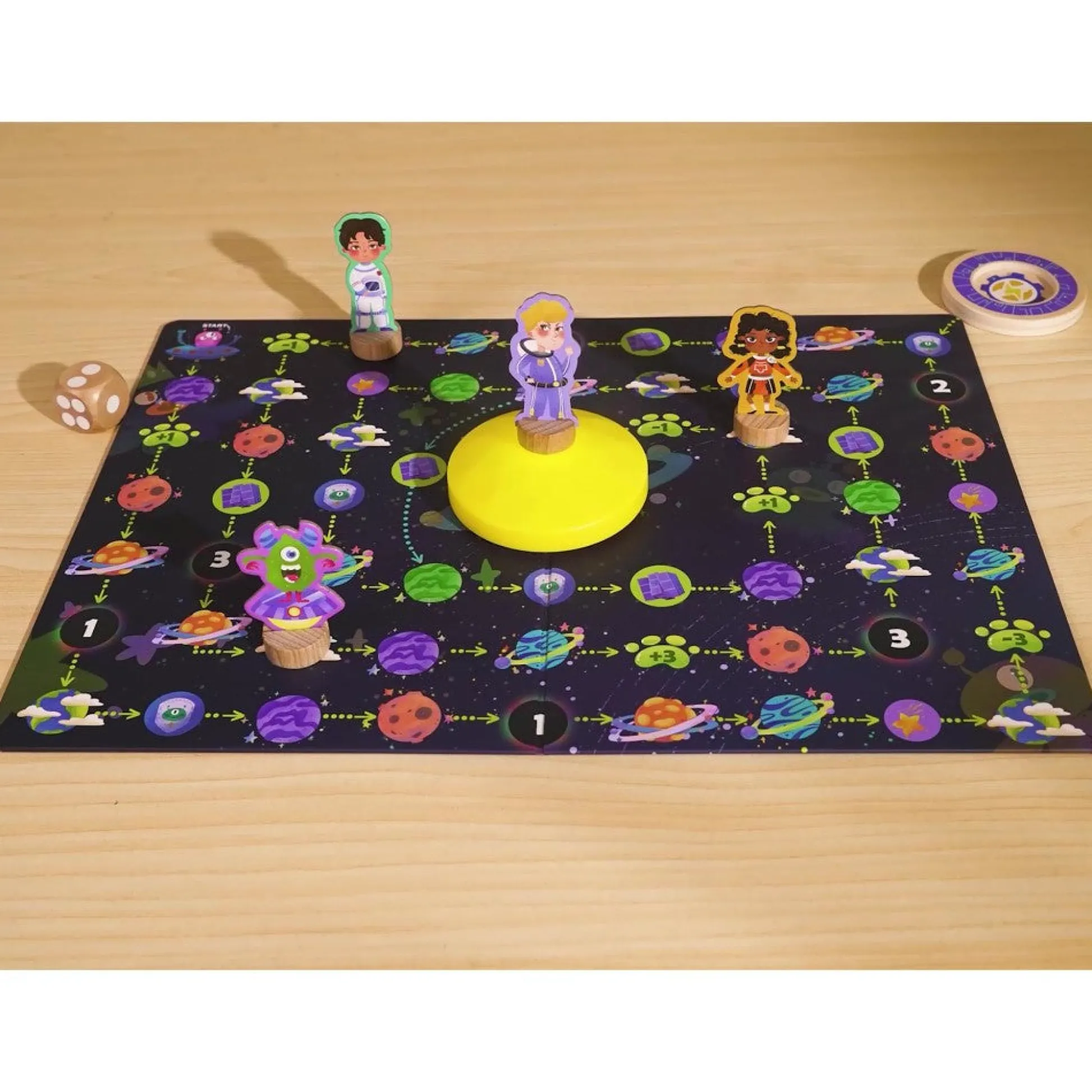 Flat River Group Hape Star Seekers Chasing Board Game - Galactic Adventure Family Fun* Role-Playing Games|Board Games