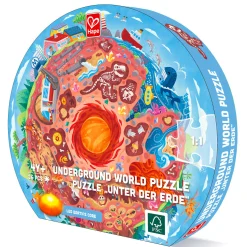 Flat River Group Hape Underground World Exploration Floor Puzzle - 36pc* Puzzles