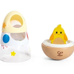 Flat River Group Hape Wobble Wonder Stacker - Playful Chicken & Egg Toy* Blocks, Sorting & Stacking Toys