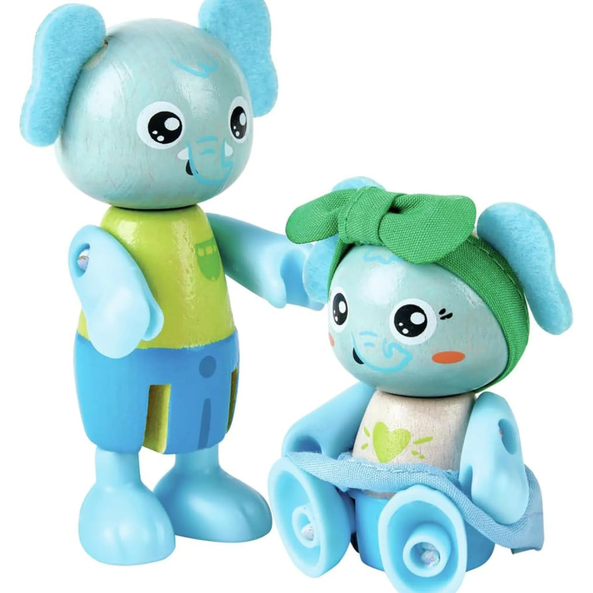 Flat River Group Hape Wonderland Elephant Family Playset with Articulated Figurines* Preschool Education Toys & Activities|Social & Emotional Skills