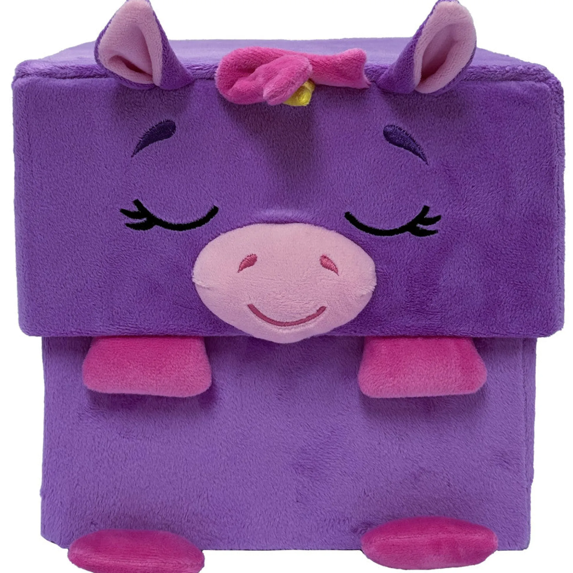 Flat River Group Happy Nappers Adorable Storables 15" Unicorn Plush - Purple & Pink* Stuffed Animals|Stuffed Animals & Plush Toys