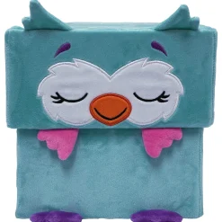 Flat River Group Happy Nappers Adorable Storables 15 inch Owl Plush - Teal & Pink* Stuffed Animals|Stuffed Animals & Plush Toys