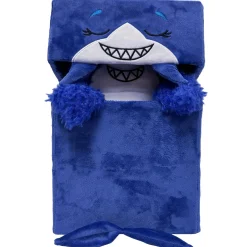 Flat River Group Happy Nappers Adorable Storables 15-inch Plush Shark - Blue & White* Stuffed Animals|Stuffed Animals & Plush Toys