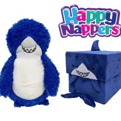 Flat River Group Happy Nappers Adorable Storables 15-inch Plush Shark - Blue & White* Stuffed Animals|Stuffed Animals & Plush Toys