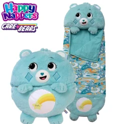 Flat River Group Happy Nappers Care Bears Wish Bear Sleep Sack, Medium* Social & Emotional Skills|Stuffed Animals