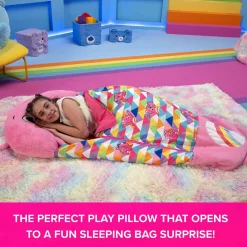 Flat River Group Happy Nappers Care Bears Cheer Bear Sleep Sack for Kids* Social & Emotional Skills|Stuffed Animals