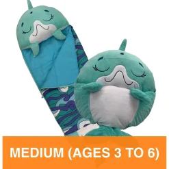 Flat River Group Happy Nappers Dolphin Disco 54 inch Plush Pillow & Sleepy Sack - Medium* Stuffed Animals|Stuffed Animals & Plush Toys