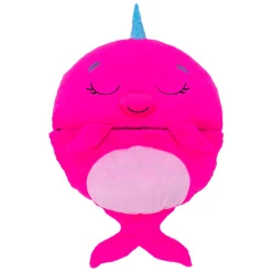 Flat River Group Happy Nappers Large 66 inch Plush Neil The Pink Narwhal - Kids 7+* Social & Emotional Skills|Stuffed Animals