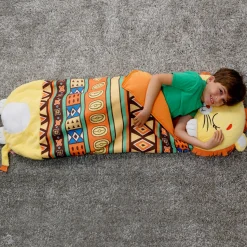 Flat River Group Happy Nappers Lion Lex 66 inch 2-in-1 Plush Pillow & Sleepy Sack - Large* Stuffed Animals|Stuffed Animals & Plush Toys