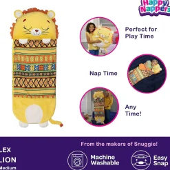 Flat River Group Happy Nappers Lion Lex 54 inch Plush Pillow & Sleepy Sack - Kids 3+* Stuffed Animals|Stuffed Animals & Plush Toys