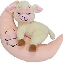Flat River Group Happy Nappers Lullabrites Light & Sound Plush Lamb - Cream & Pink* Social & Emotional Skills|Stuffed Animals