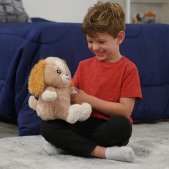 Flat River Group Happy Nappers Lullabrites Brown Dog - Musical Light-Up Bedtime Plush* Stuffed Animals|Stuffed Animals & Plush Toys