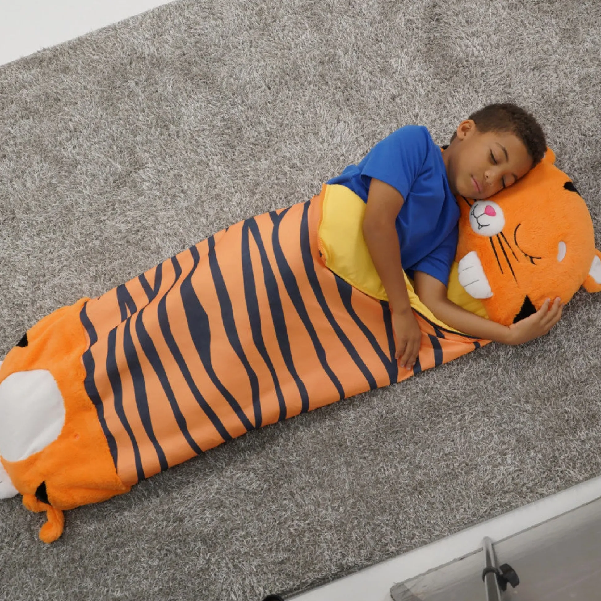 Flat River Group Happy Nappers Tiger Tobi 66 inch Plush Sleepy Sack - Large* Stuffed Animals|Stuffed Animals & Plush Toys