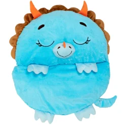 Flat River Group Happy Nappers Triceratops Timmy 54 Inch Plush Pillow & Sleepy Sack - Medium* Stuffed Animals|Stuffed Animals & Plush Toys