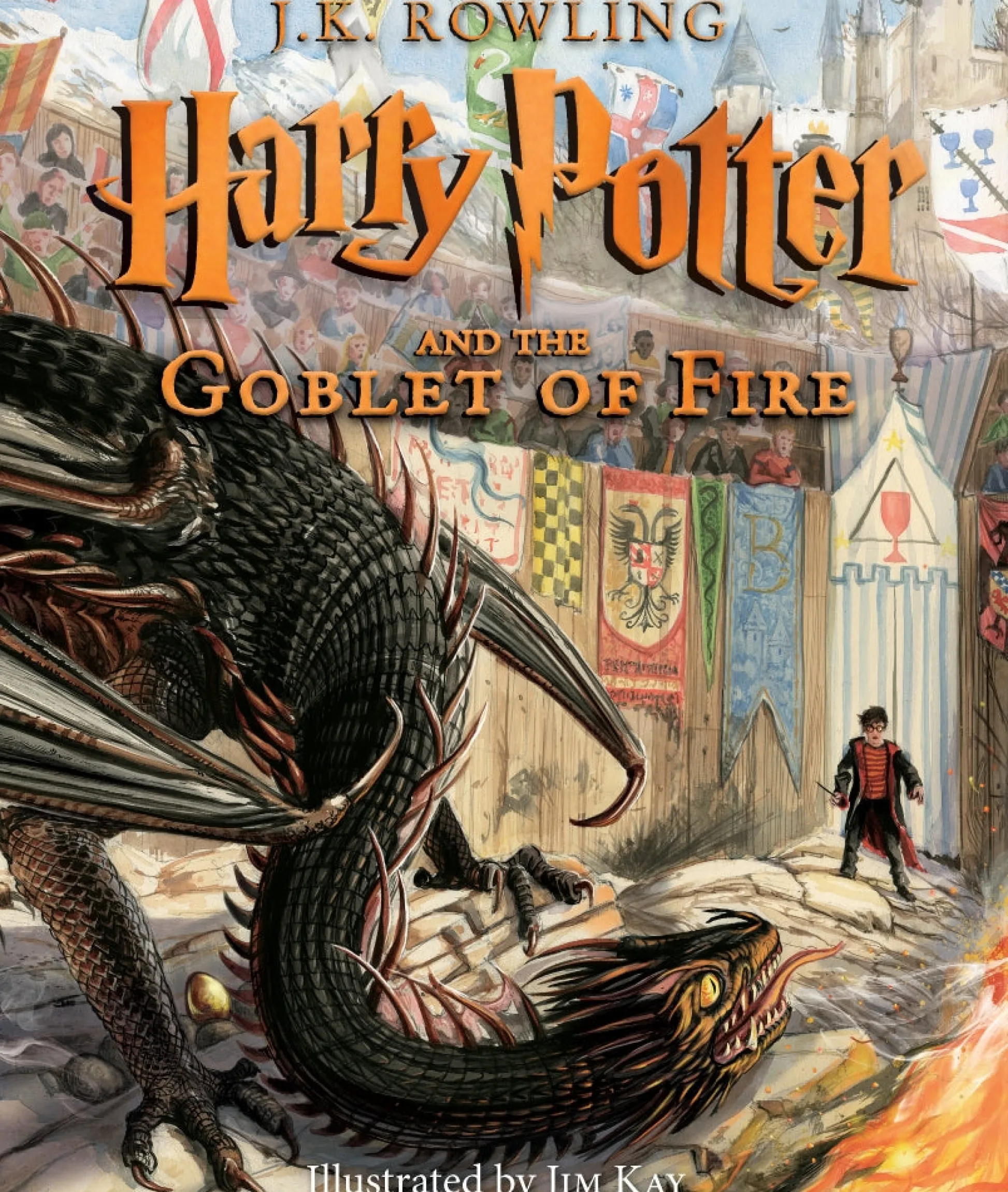Readerlink Distribution Services Harry Potter and the Goblet of Fire Illustrated Edition by J.K. Rowling* Reading, Writing & Speech