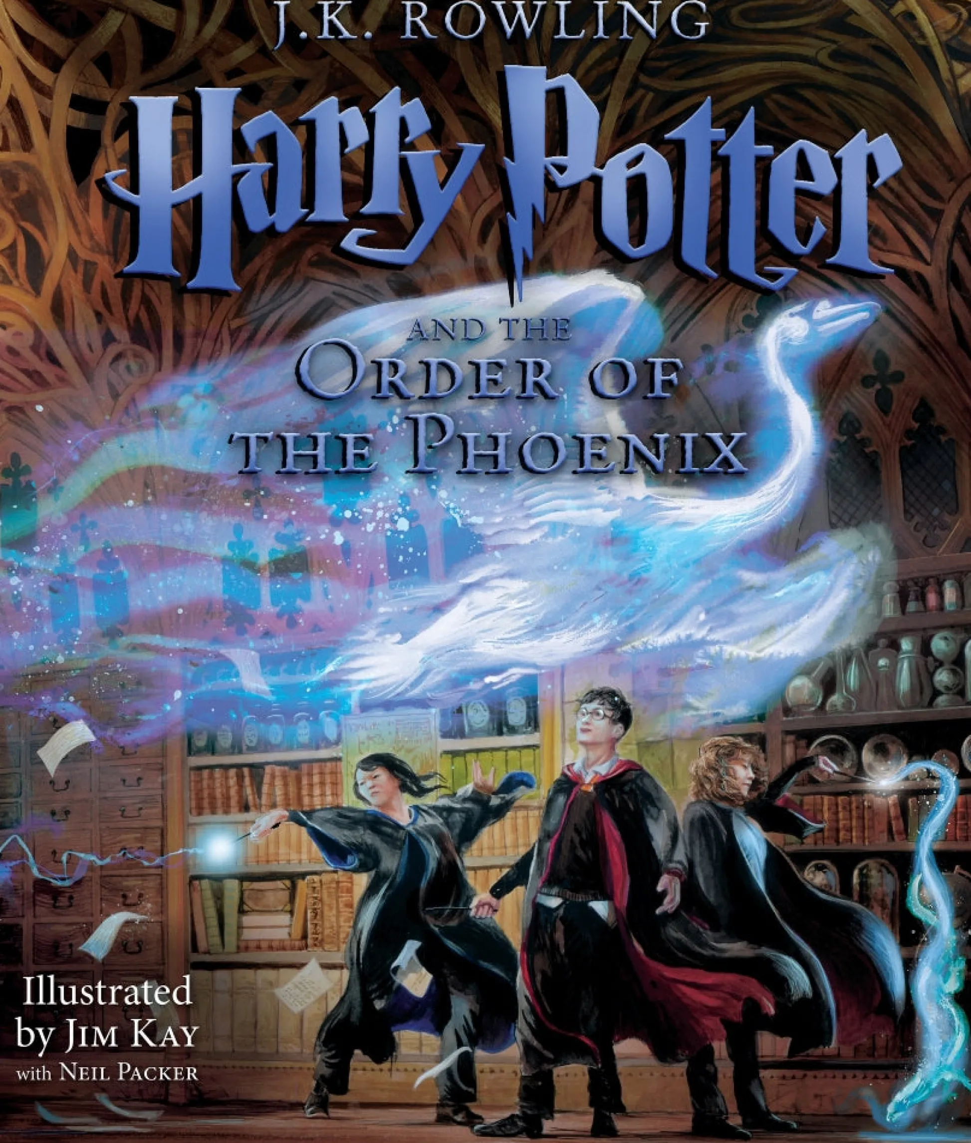 Readerlink Distribution Services Harry Potter and the Order of the Phoenix Illustrated Hardcover – Deluxe Edition* Reading, Writing & Speech|Classic Books