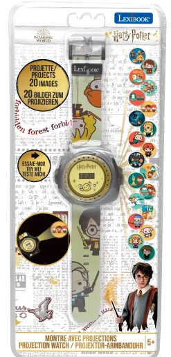 Lexibook Harry Potter Kids Digital Projection Watch - Adjustable Black Strap* Electronics