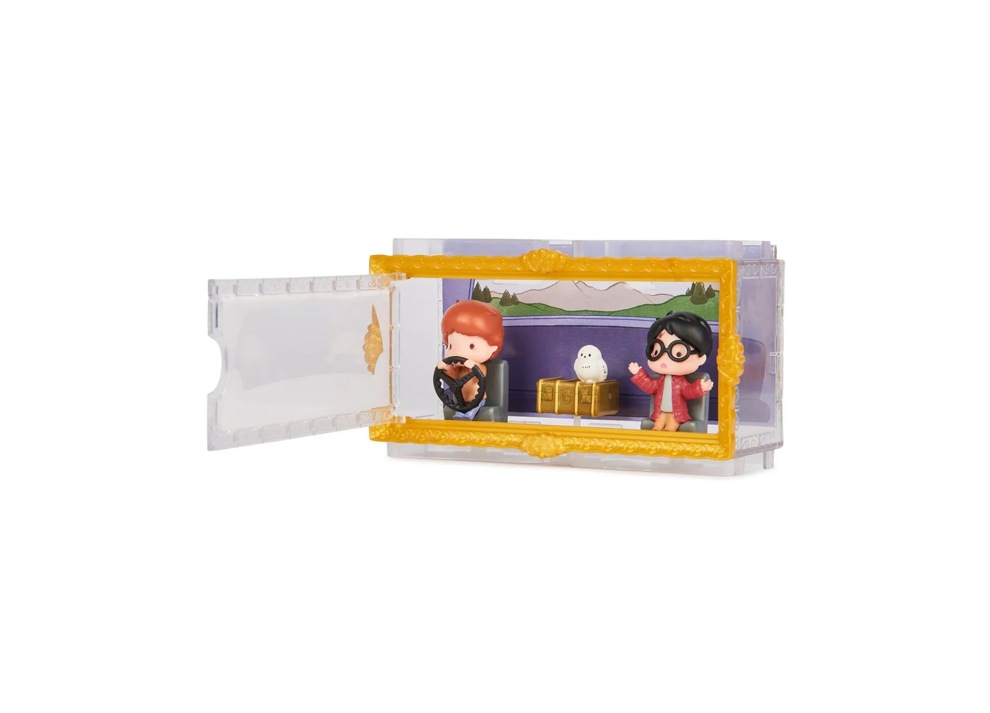 Macy's - Supplier Harry Potter Micro Magical Moments Year 2 - 1.5" Flying Car Figure Set with Display Case* Collectible Figures & Playsets