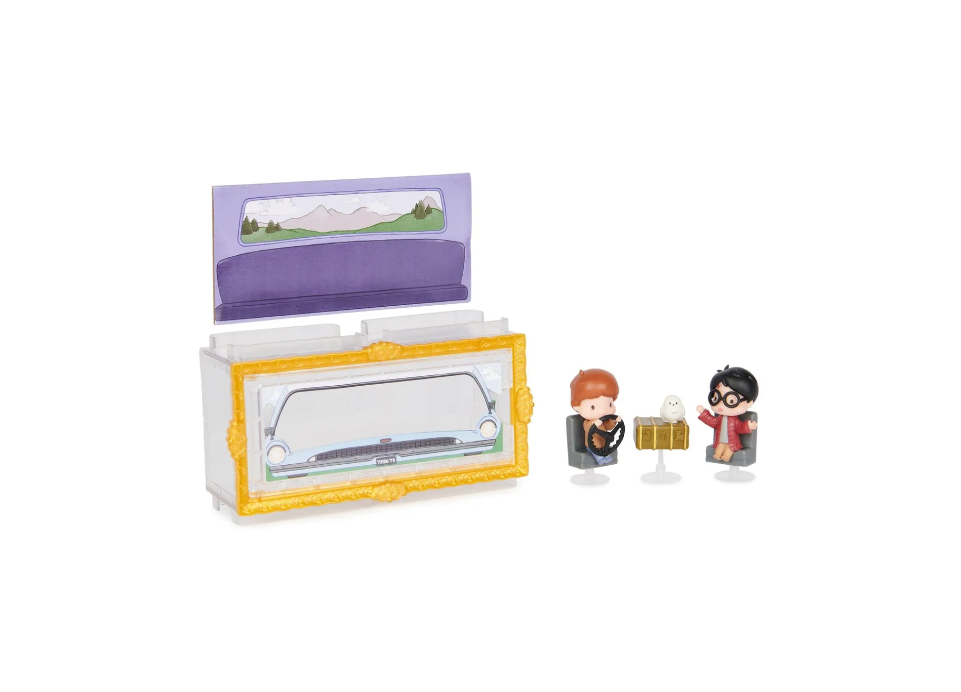 Macy's - Supplier Harry Potter Micro Magical Moments Year 2 - 1.5" Flying Car Figure Set with Display Case* Collectible Figures & Playsets