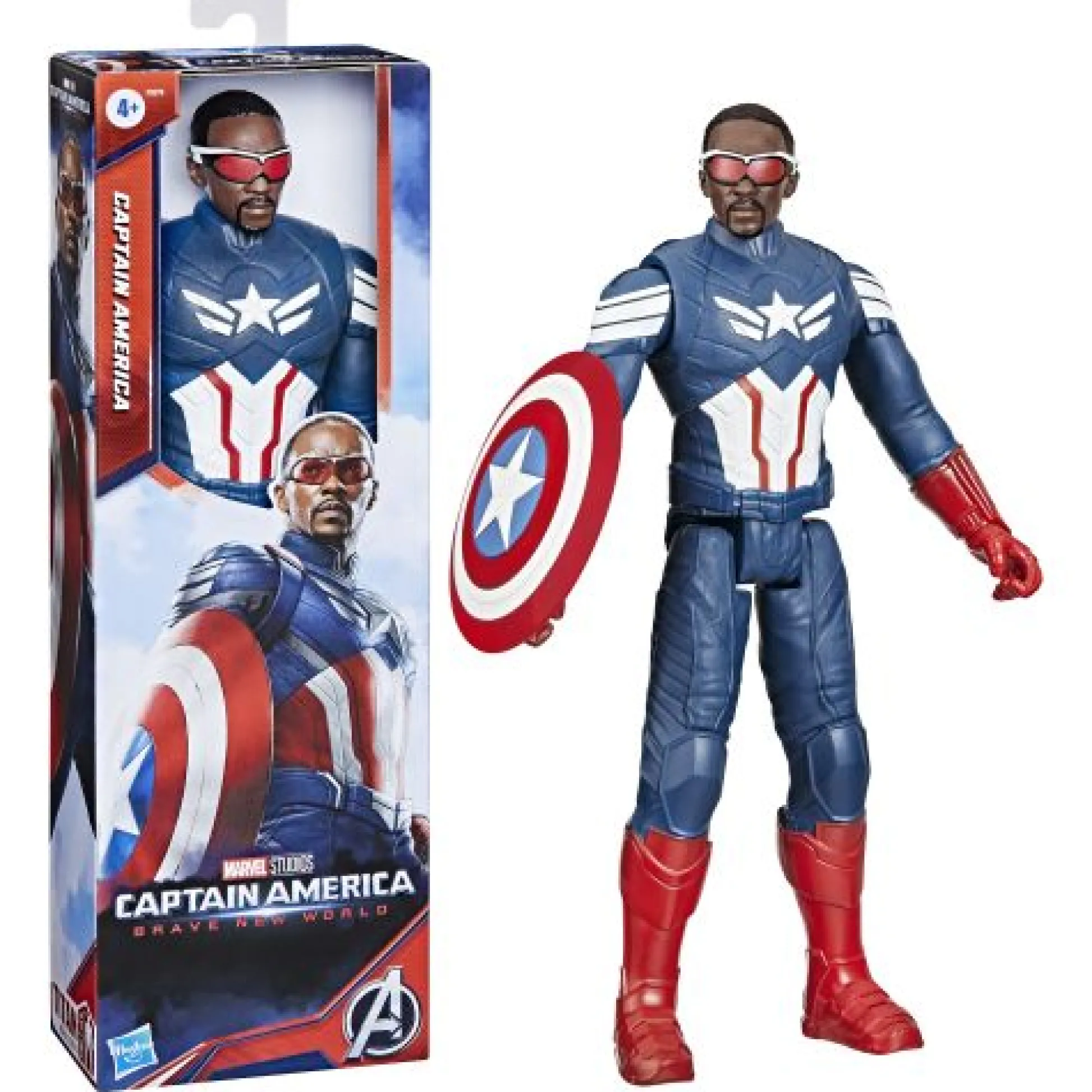 Calendar Holdings, LLC Hasbro Captain America NWO 12-Inch Titan Hero Series Action Figure* Action Figures
