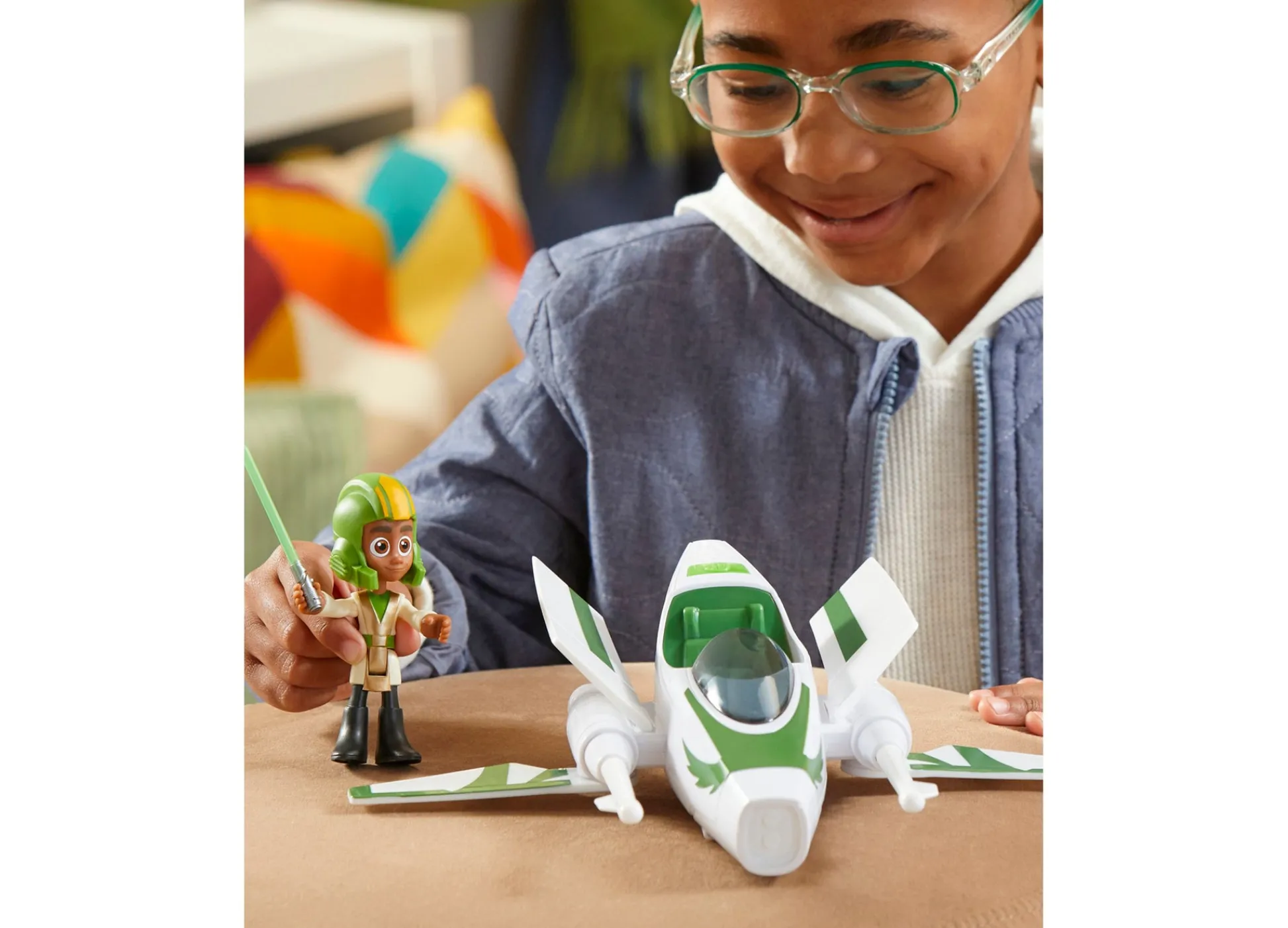 Macy's - Supplier Hasbro Star Wars Young Jedi Adventures - Kai Brightstar Jedi Pilot Playset* Star Wars|Playsets & Vehicles