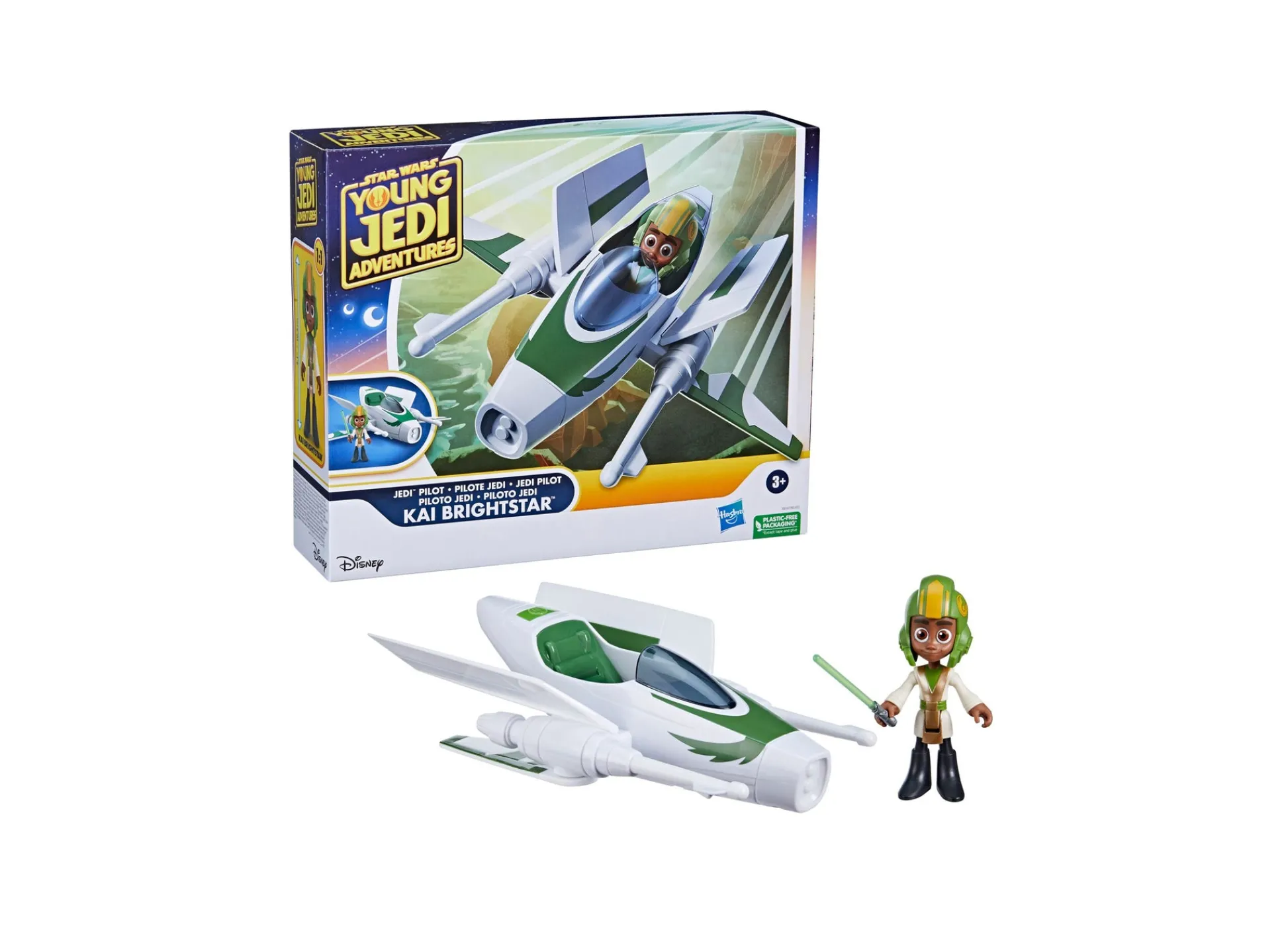 Macy's - Supplier Hasbro Star Wars Young Jedi Adventures - Kai Brightstar Jedi Pilot Playset* Star Wars|Playsets & Vehicles