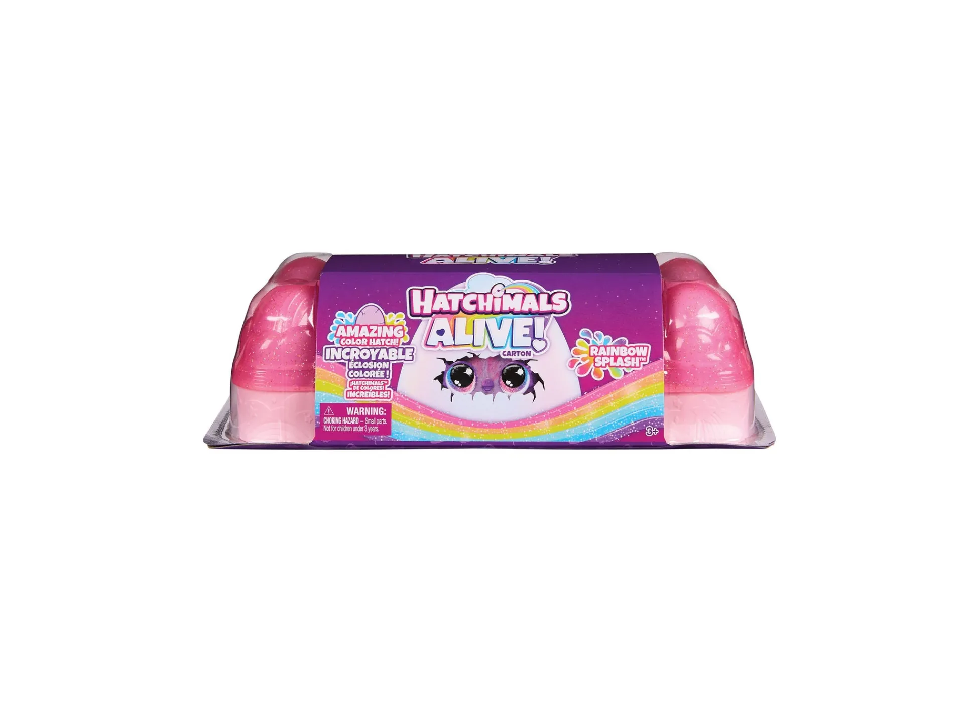 Macy's - Supplier Hatchimals Alive Rainbow Splash Egg Magical Hatch Carton* Miniature & Collectible Dolls|Stuffed Animals & Plush Toys