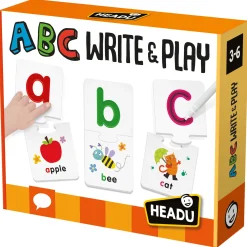 Educators Resource Headu ABC Write & Play Puzzles - Master the Alphabet* Puzzles|Preschool Education Toys & Activities