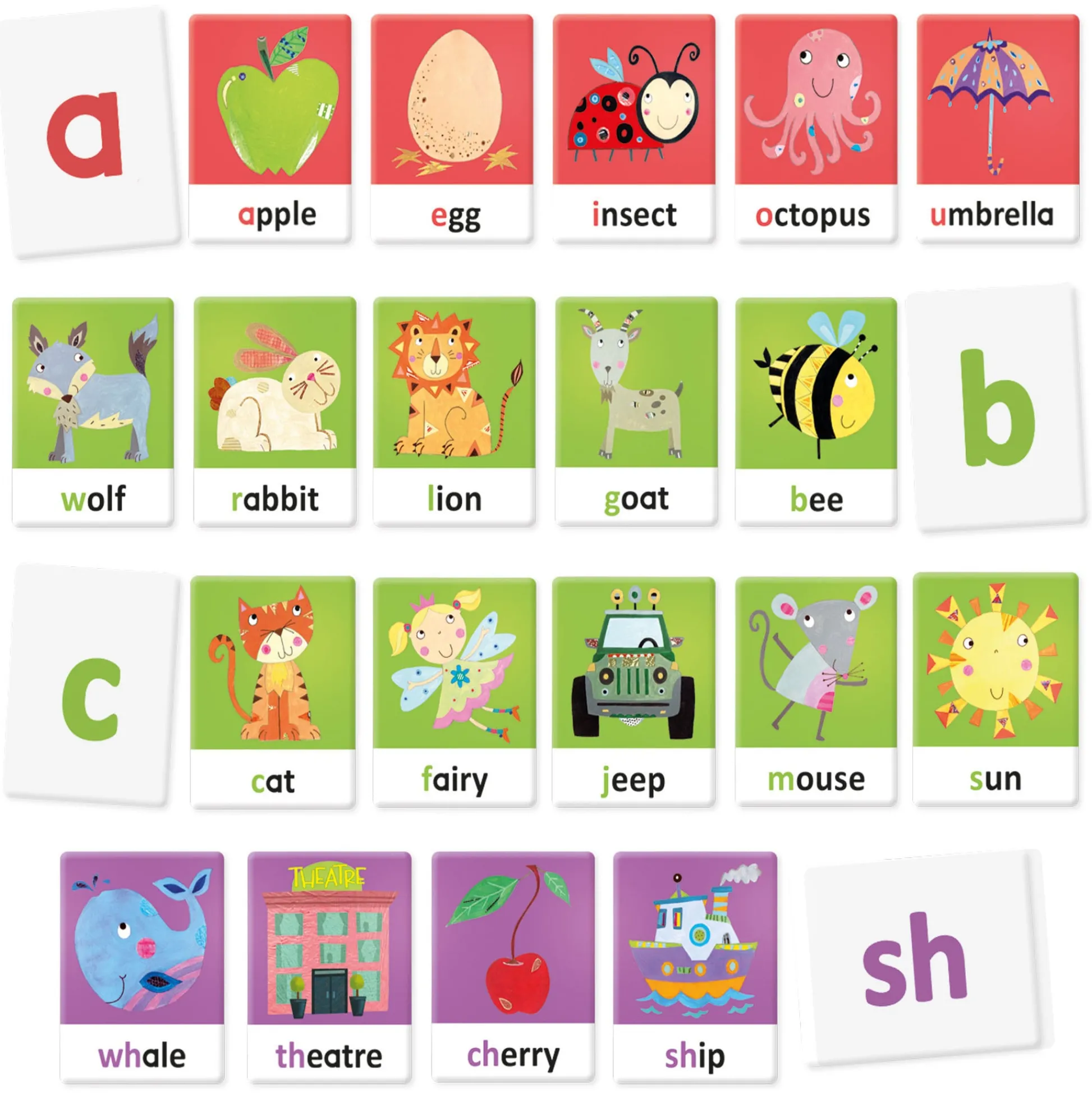 Educators Resource Headu Montessori Flashcards - Tactile & Phonics Alphabet Learning Set* Preschool Education Toys & Activities