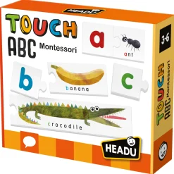 Educators Resource Headu Montessori Touch ABC - Interactive Tactile Alphabet Learning Toy* Preschool Education Toys & Activities
