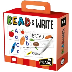 Educators Resource Headu Read & Write Puzzles - Alphabet & Writing Skills for Kids* Puzzles|Preschool Education Toys & Activities