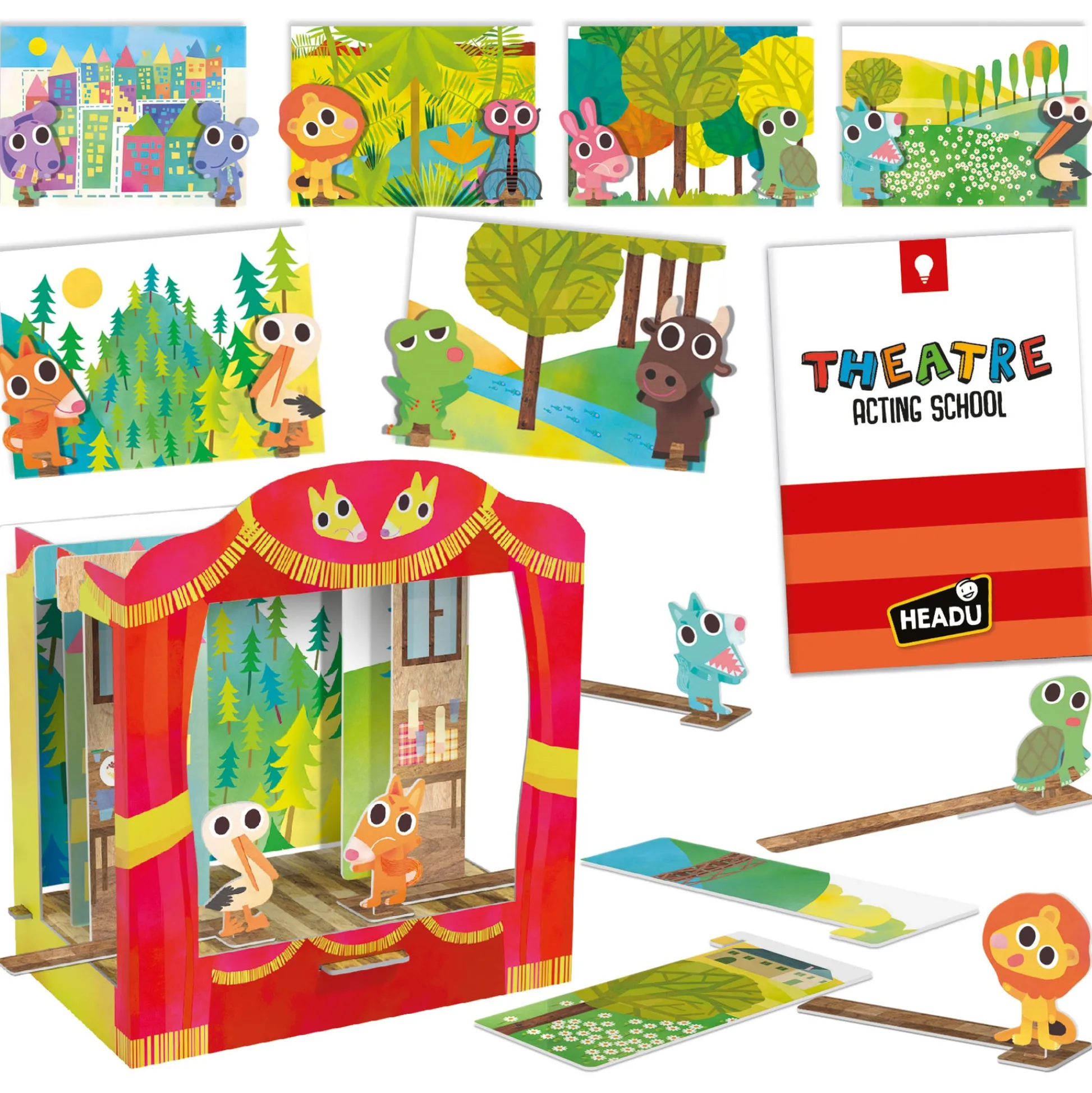 Educators Resource Headu Theatre Acting School Interactive Playset* Puppets & Puppet Theaters|Social & Emotional Skills
