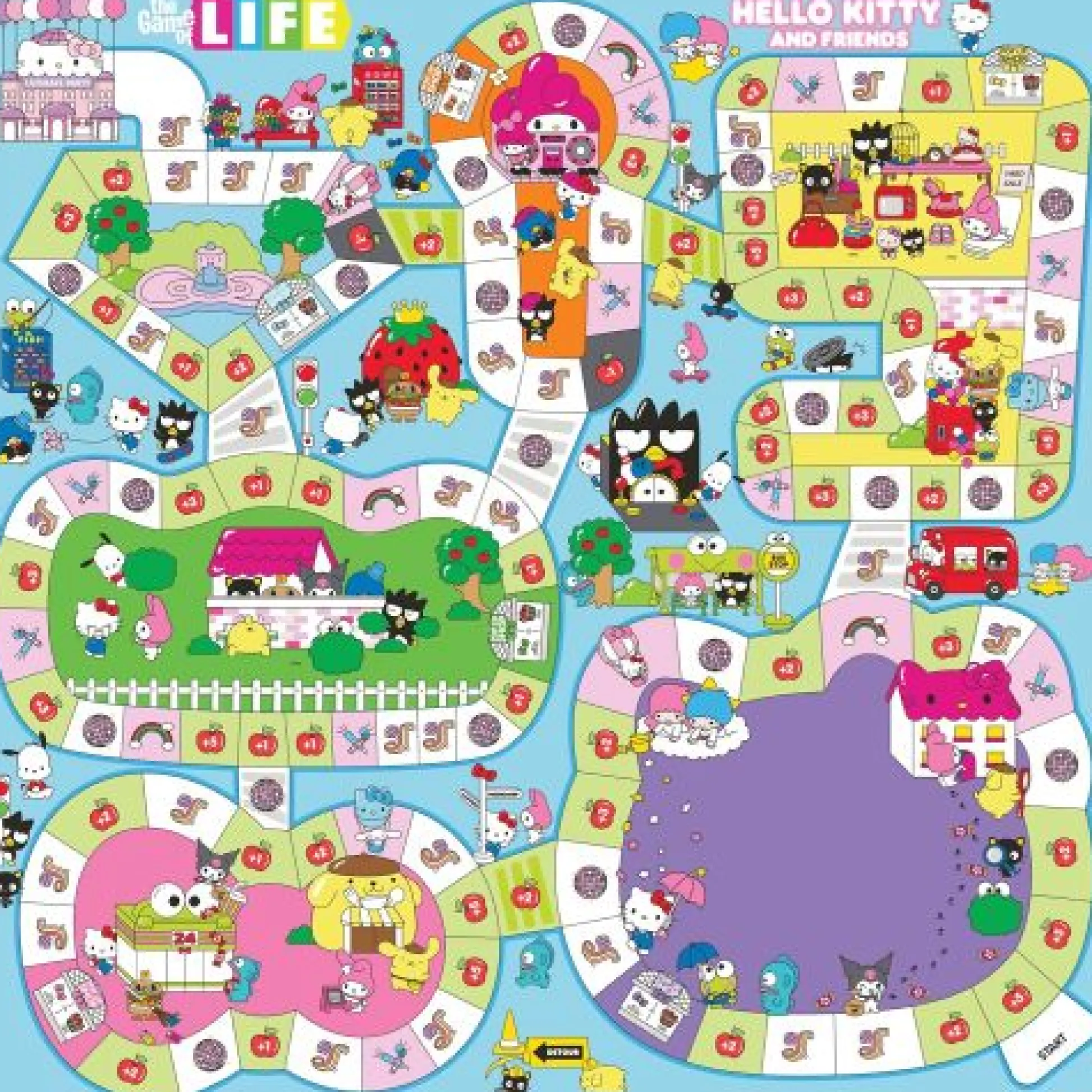 Calendar Holdings, LLC Hello Kitty Adventure: Life HK and Friends Board Game* Role-Playing Games|Board Games