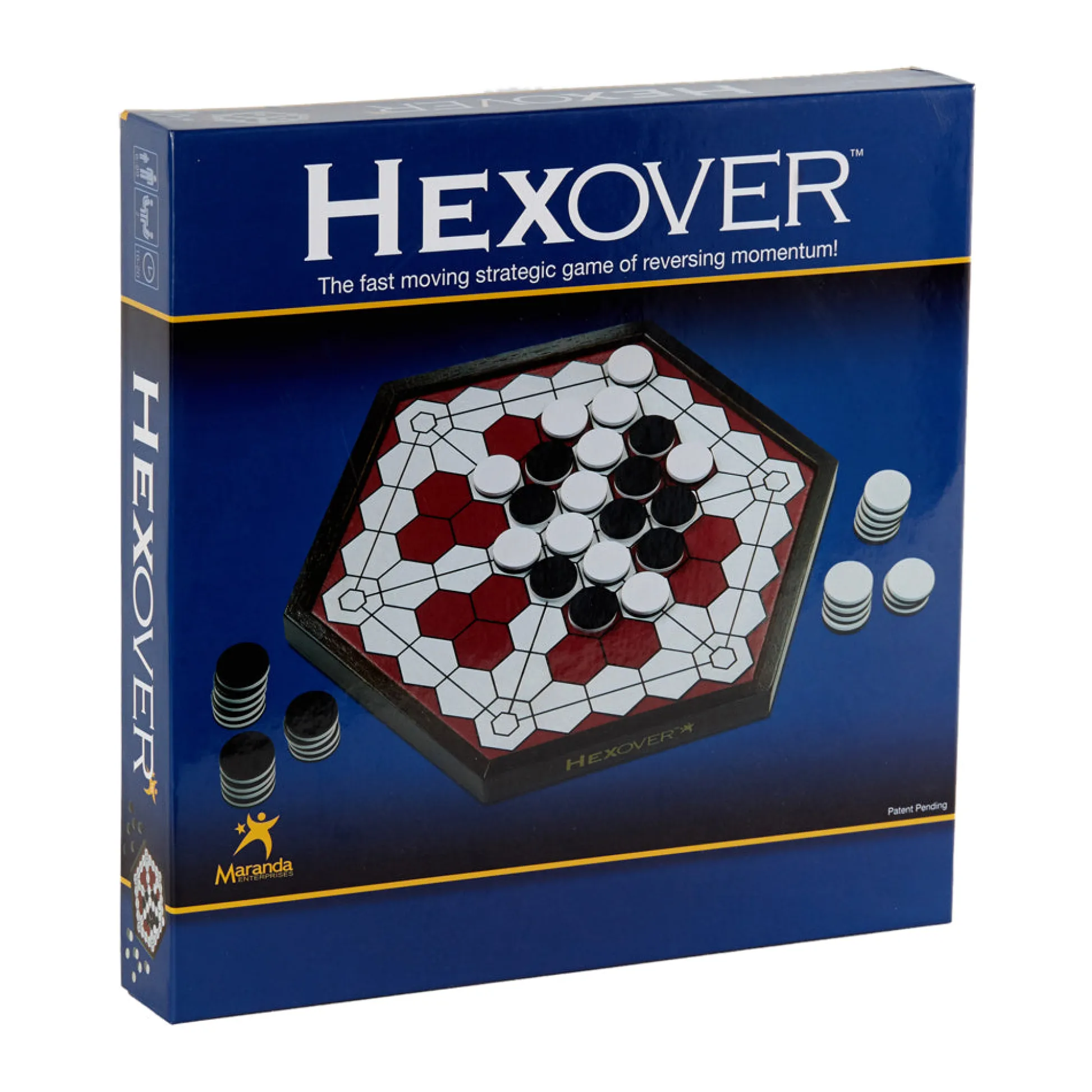 AreYouGame HEXOVER Strategy Board Game with Reversible Disks* Board Games|Role-Playing Games
