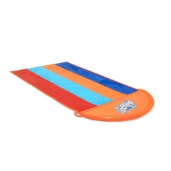 Flat River Group H2OGO! Bestway 16' Quadruple Inflatable Water Slide with Splash Zone* Swimming Pools & Water Toys|Social & Emotional Skills