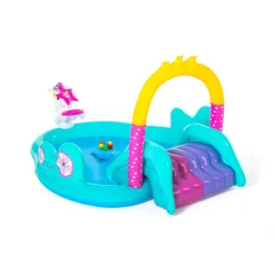 Flat River Group H2OGO! Magical Unicorn Carriage Inflatable Play Pool Center with Dual Slides* Swimming Pools & Water Toys