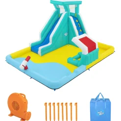Flat River Group H2OGO! Mega Water Park - Beach Blast Inflatable Play Area* Swimming Pools & Water Toys