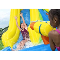 Flat River Group H2OGO! Mega Water Park - Mount Splashblast Inflatable Water Slide Combo* Swimming Pools & Water Toys