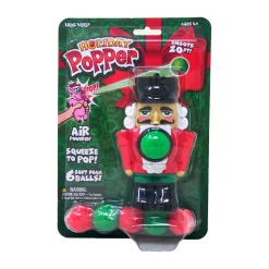 AreYouGame Holiday Popper - Nutcracker: Festive Foam Ball Launcher* Nerf & Toy Blasters|Nerf & Toy Blasters