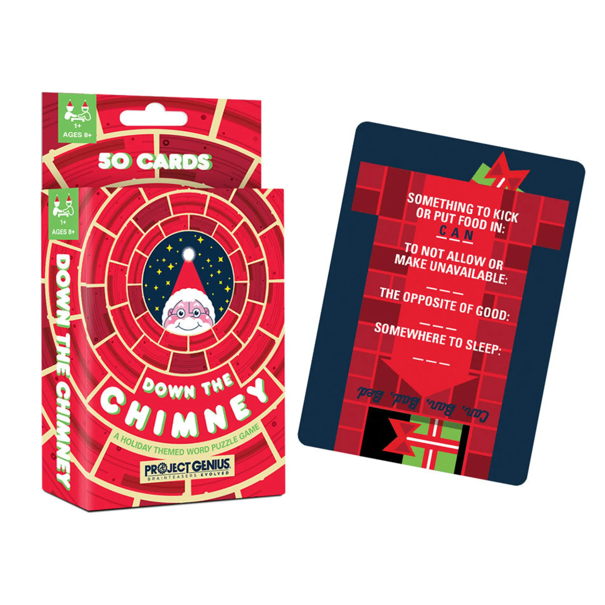 Flat River Group Holly Jolly Down The Chimney Holiday Word Puzzle Game* Puzzles|Card Games