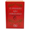 Flat River Group Holly Jolly 12-Piece Metal Puzzle Advent Calendar Book* Puzzles