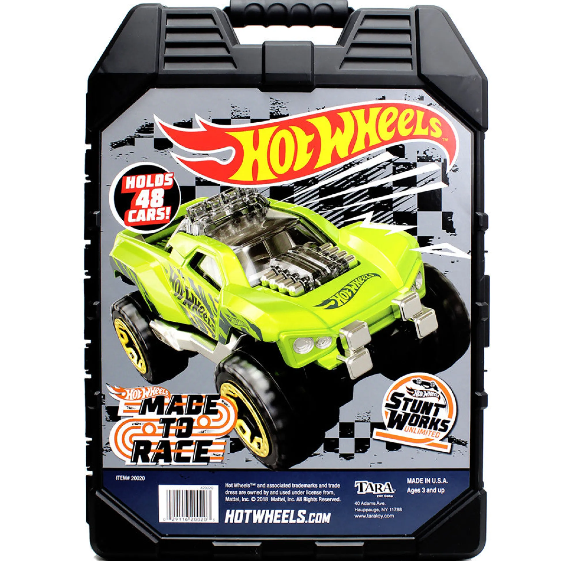 Flat River Group Hot Wheels 48-Car Storage Case with Easy-Grip Handle* Playsets & Racetracks