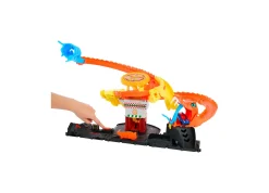 Macy's - Supplier Hot Wheels City Pizza Slam Cobra Attack 1:64 Scale Playset* Playsets & Vehicles