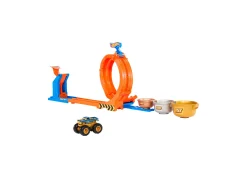 Macy's - Supplier Hot Wheels Monster Trucks Bigfoot 50th Anniversary Loop-And-Flip Challenge Playset* Playsets & Vehicles