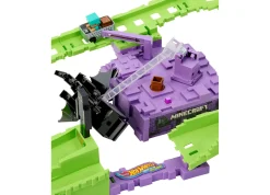 Macy's - Supplier Hot Wheels RacerVerse Minecraft Track Set and Die-Cast Diamond Armor Steve* Playsets & Vehicles