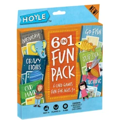 Educators Resource Hoyle 6-in-1 Fun Pack Classic Children's Card Games, 18-Game Mega Set* Card Games